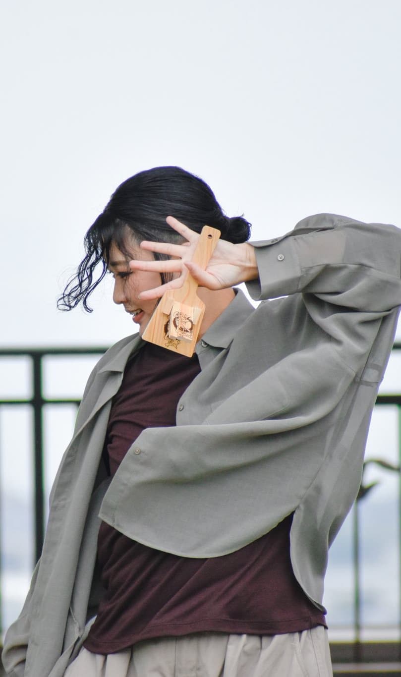 演舞中の満福メンバー